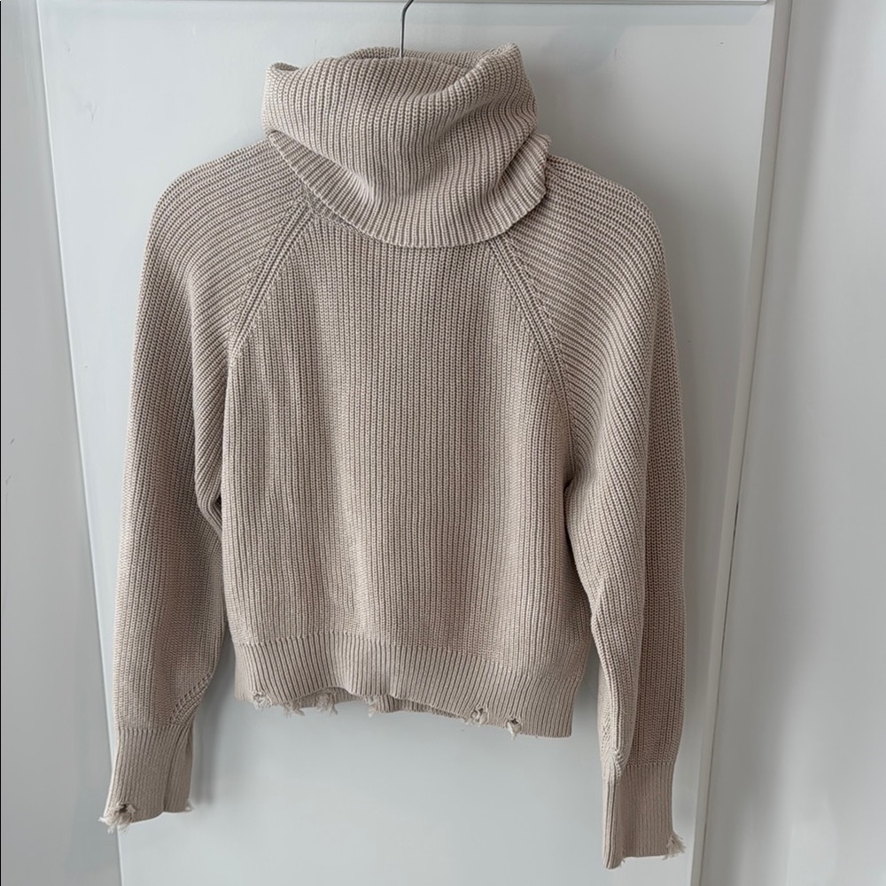 Pistola Cozy Beige Turtleneck Sweater xs